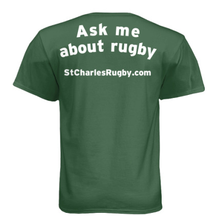 Warrior Youth and Rookie Rugby T-Shirt Back